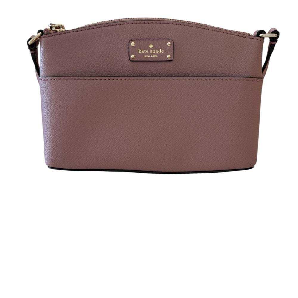 kate spade mauve pink leather crossbody bag